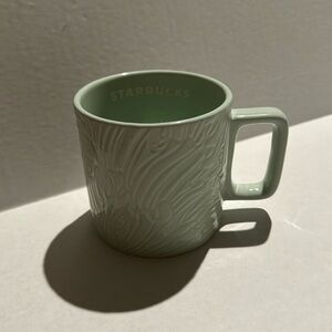 Starbucks‎ Coffee Tea Mug Marble Light Mint Green Spring 2022 14oz. Cup